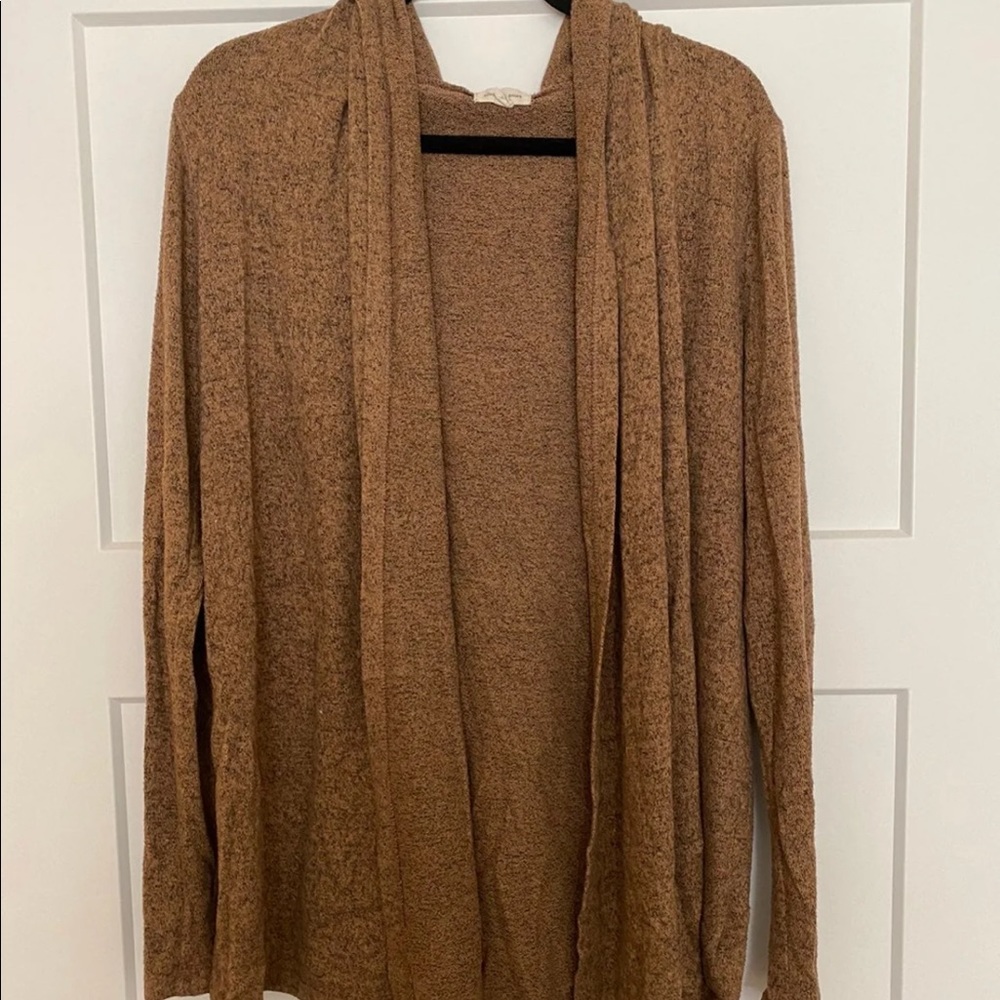 Hooded cardigan